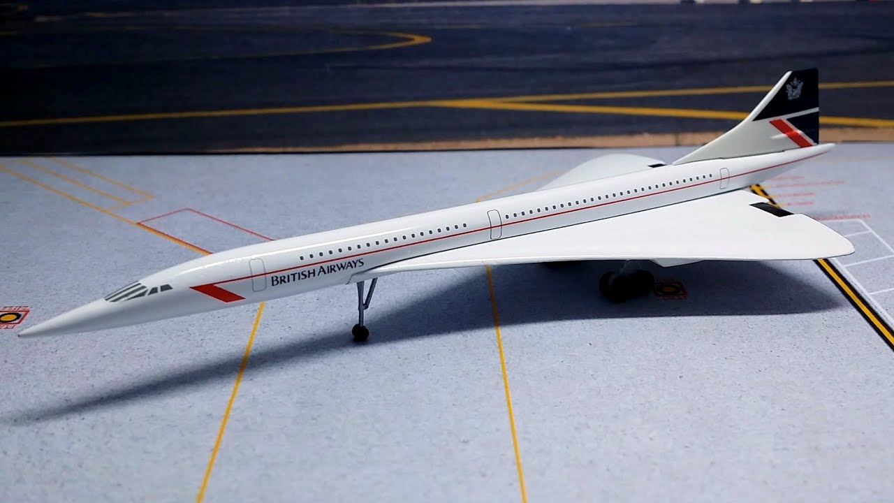 Reviewing the 1/500 Concorde (British Airways) by Herpa 507004