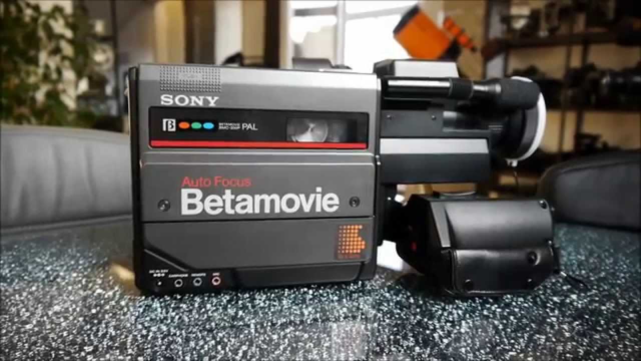New Sony Betamovie Bmc-200P Videocamera Betamax vidicon tube - YouTube