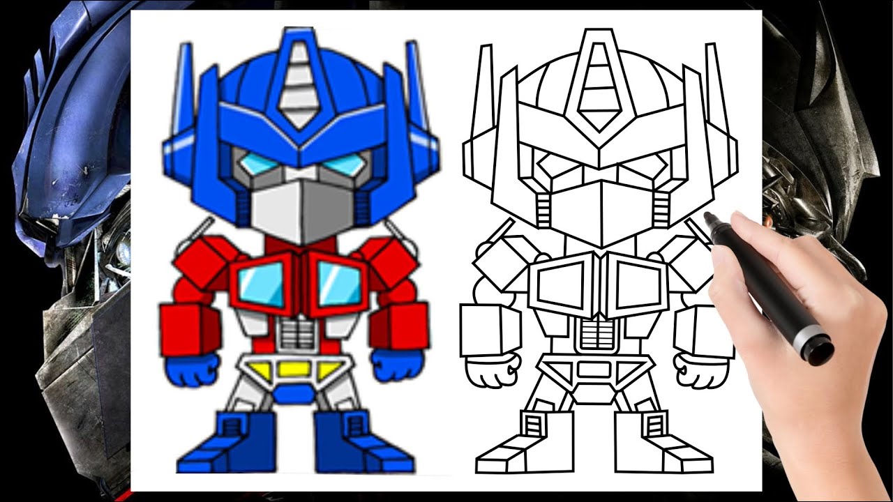 Drawing Transformers Easy : Learn to Draw Optimus Prime and More