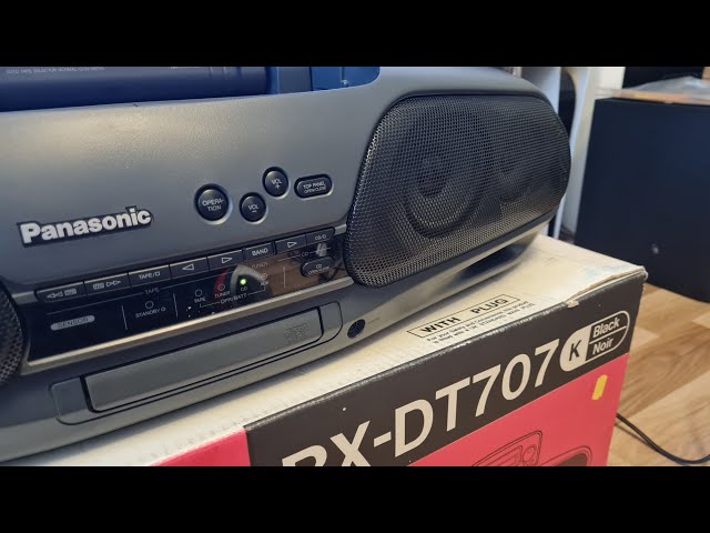 Panasonic RX-DT707 (1992-93) - YouTube