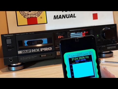 TECHNICS RS-B705 PLAYBACK SPEED ADJUSTMENT - YouTube