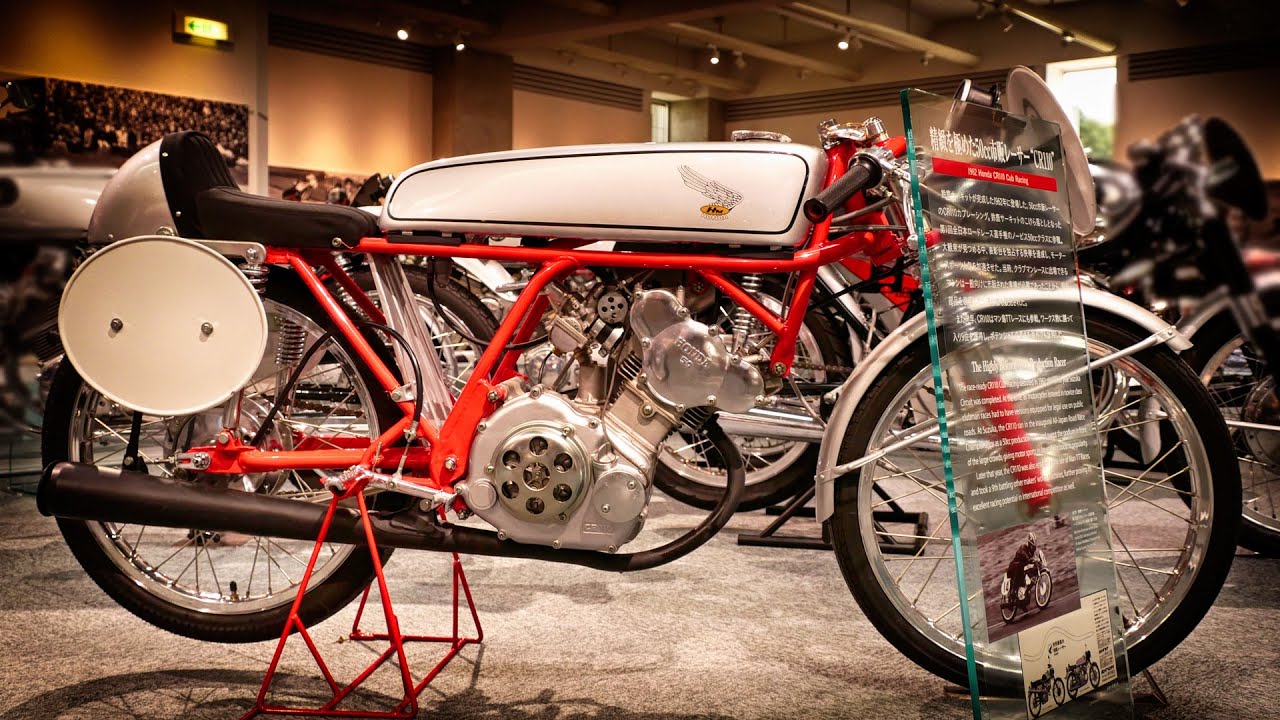 1962 HONDA CR110 カブレーシング 50cc 市販レーサー - YouTube