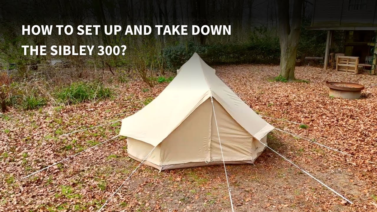 Sibley ProTech 300: Compact Comfort Bell Tent | CanvasCamp