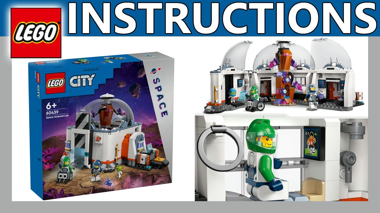 LEGO instructions | Space Science Lab | 60439 | LEGO City 2024