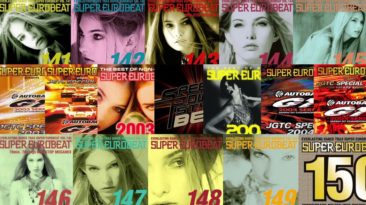 SUPER EUROBEAT No. 141-150 Non-Stop Selection - YouTube