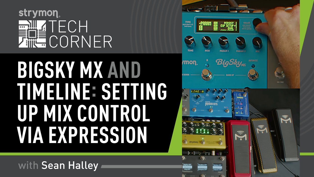 Strymon Tech Corner: Configuring Expression Pedals For BigSky MX