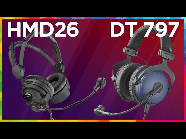 Beyerdynamic DT 797 PV vs. Sennheiser HMD 26 - YouTube