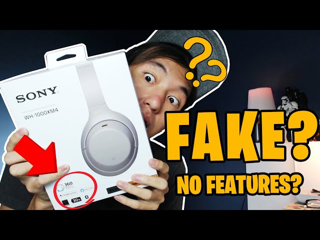 Fake Sony WH-1000XM4 Online? - YouTube