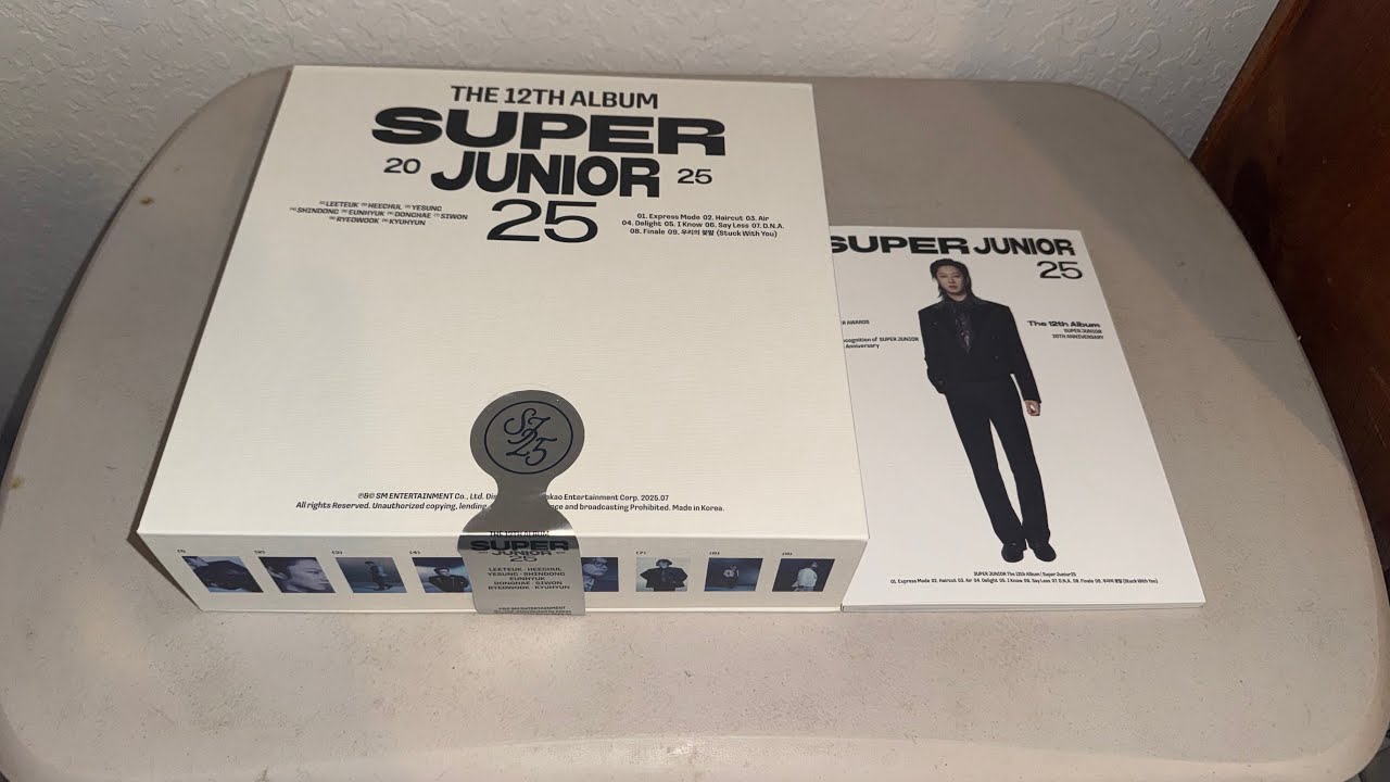 Super Junior 12th Full Album Super Junior25 Unboxing (25 Ver