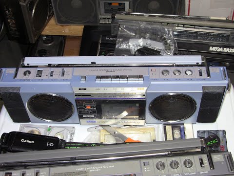 Hitachi TRK-LX2 Perdisco aka Hitachi TRK-6700H unbox play radio