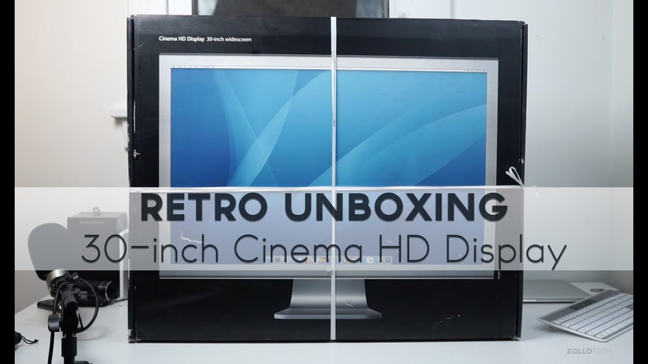 Retro Unboxing - Apple 30-inch HD Cinema Display - YouTube