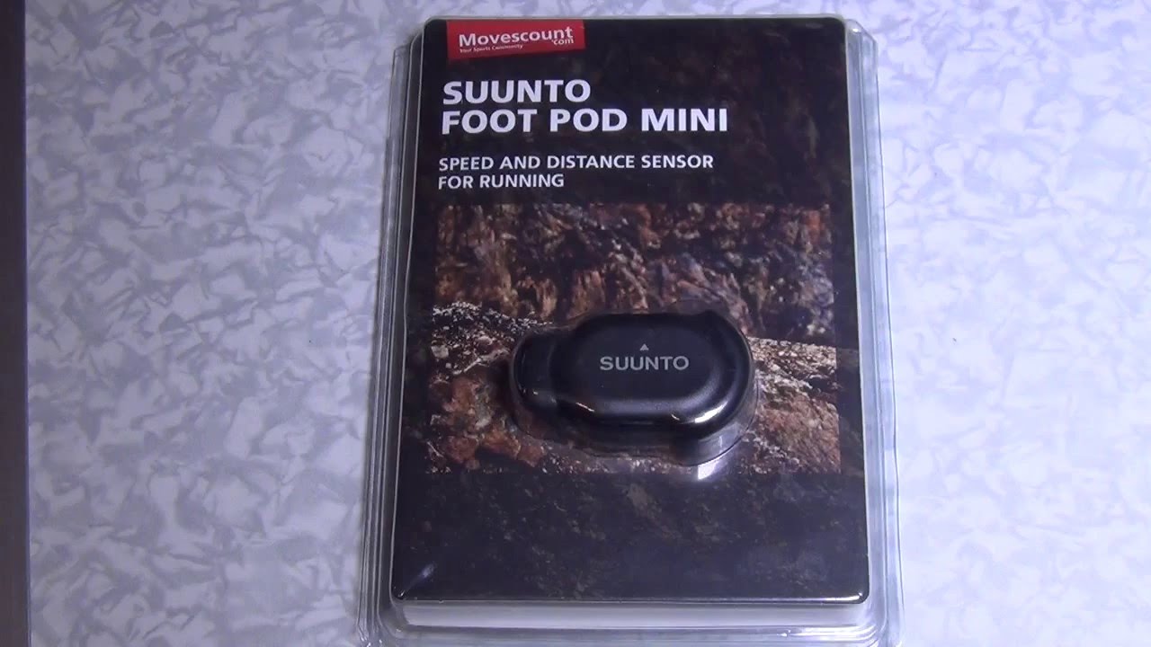 Suunto Foot Pod Mini unpack - YouTube