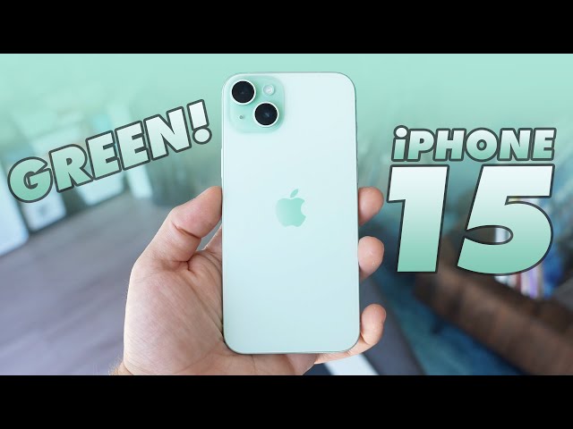 Green iPhone 15 is Minty! Unboxing & Color Impressions! - YouTube