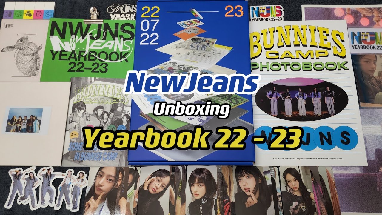Unboxing] NEWJEANS - Yearbook 22 - 23 (with Weverse POB) - YouTube