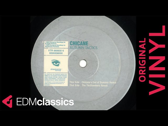 Chicane - Autumn Tactics (The Thrillseekers Remix) (2000) - VINYL