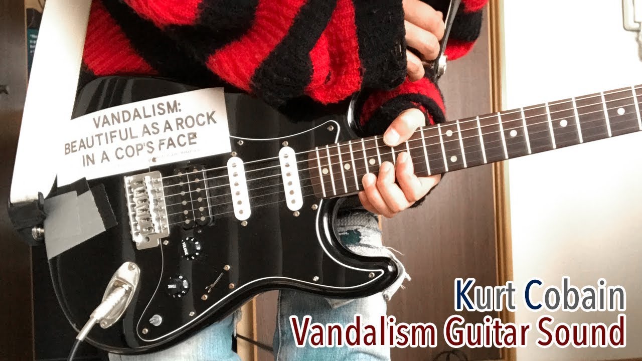 カートコバーン ギターサウンド】ヴァンダリズム ストラトキャスター