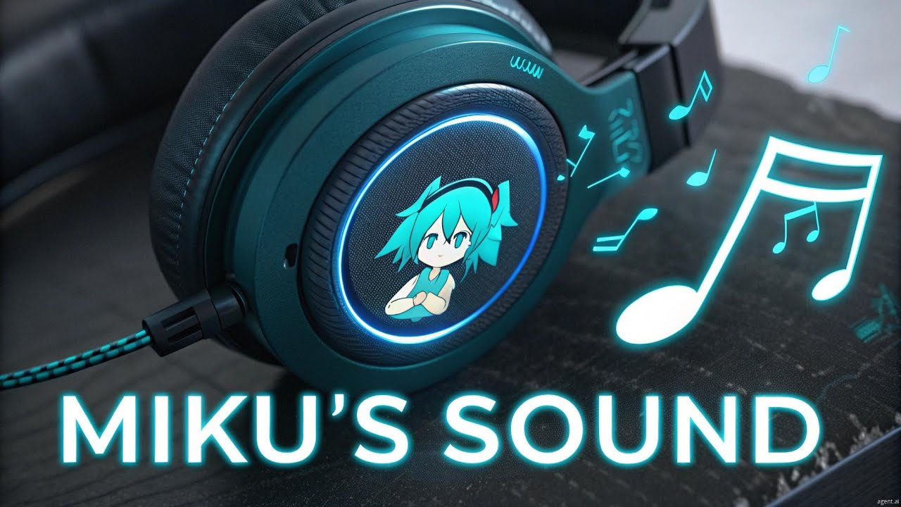 ATH-M50xSTS-USB MIKU – A Special Tribute to Hatsune Miku and