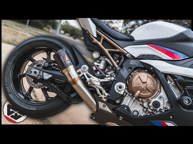 MY LOUDEST BIKE EVER - [BMW S1000RR Austin Racing Exhaust Test