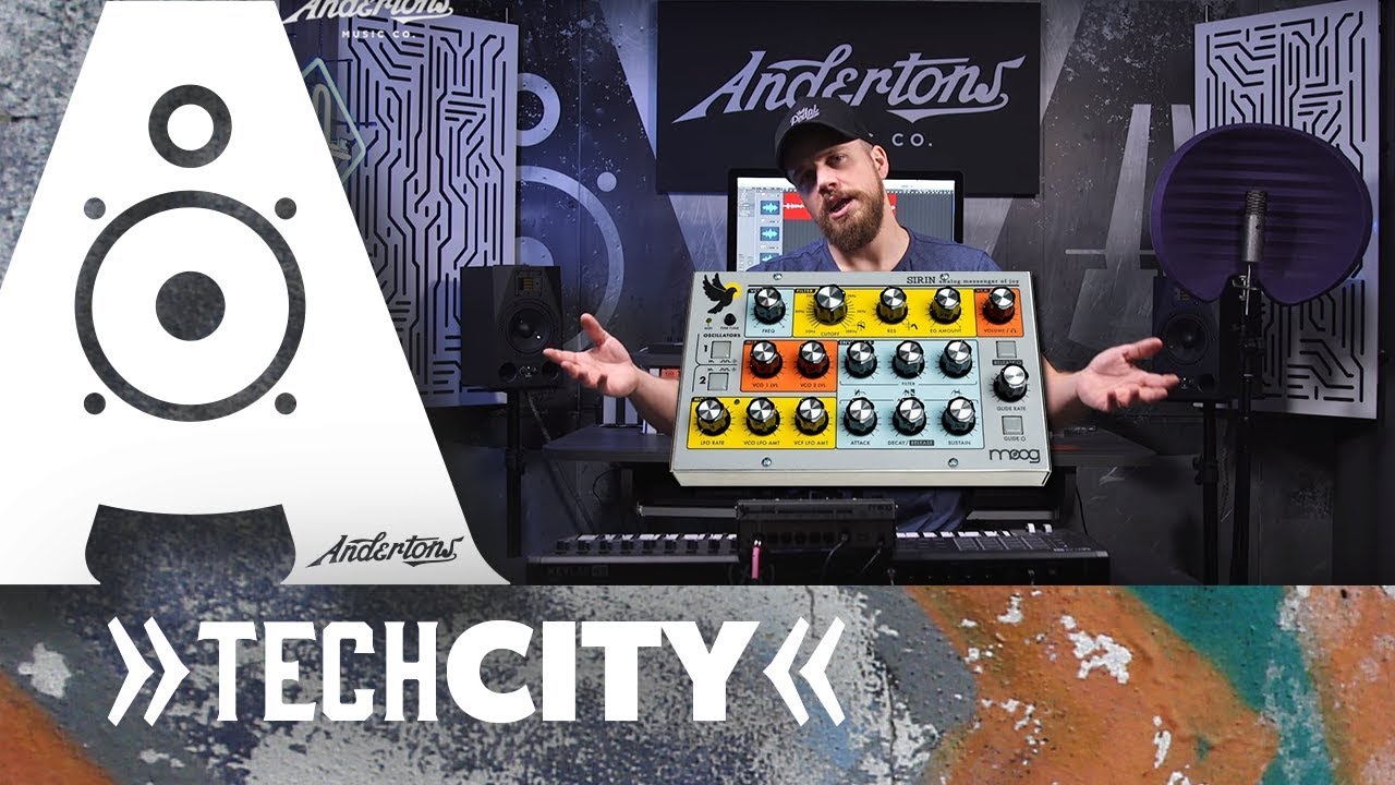 Moog Sirin - Portable Desktop Synth from the Taurus Line - YouTube