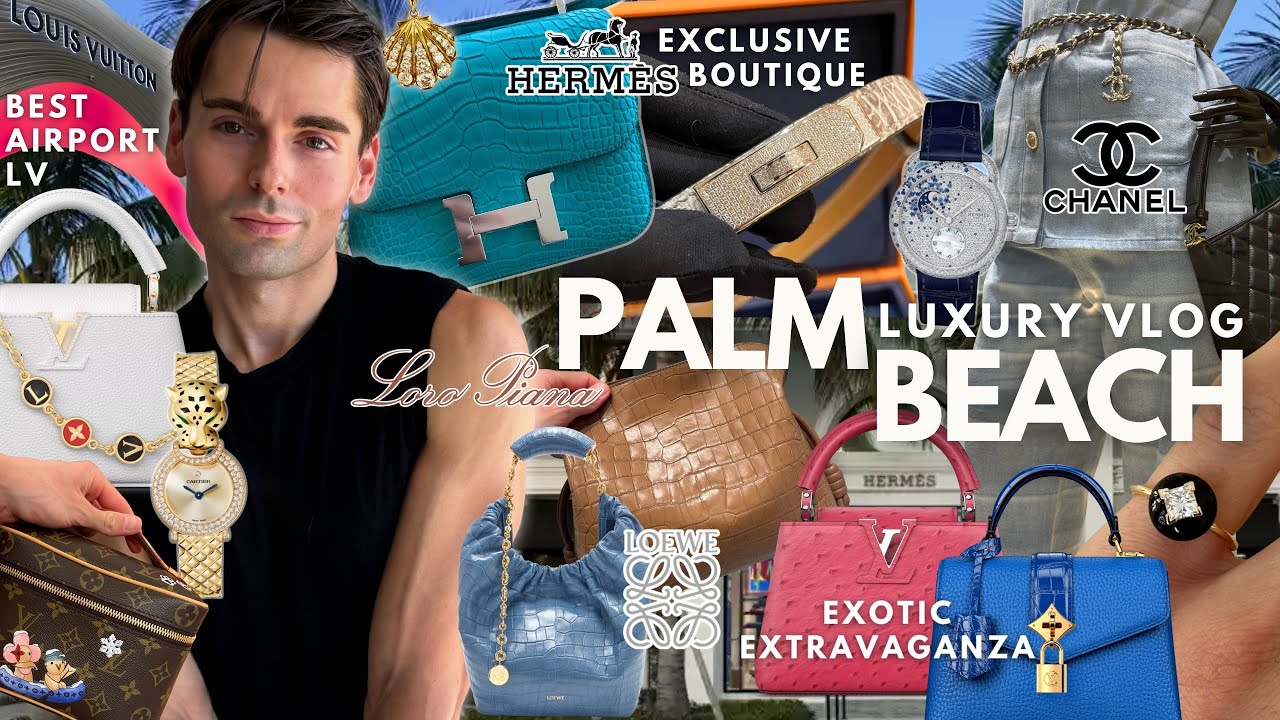 LUXURY SHOPPING VLOG PALM BEACH 2026 | Hermès, Chanel, LV, Cartier