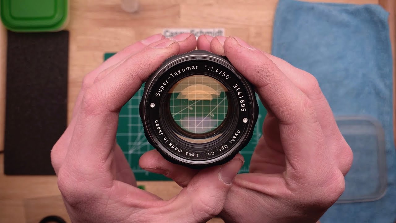 Lens Cleaning - Super-Takumar 50mm F/1.4 (7-Element) - YouTube