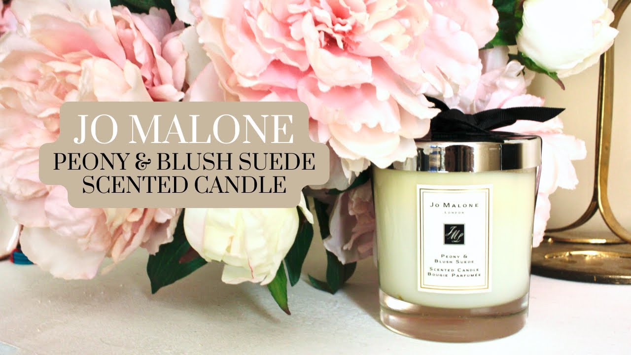 Jo Malone Peony and Blush Suede Scented Candle Unboxing and Review