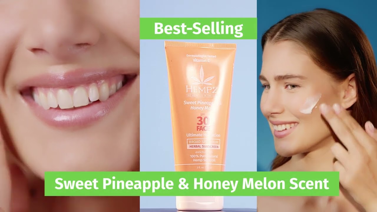 Hempz Sweet Pineapple & Honey Melon Herbal Facial Sunscreen SPF 30