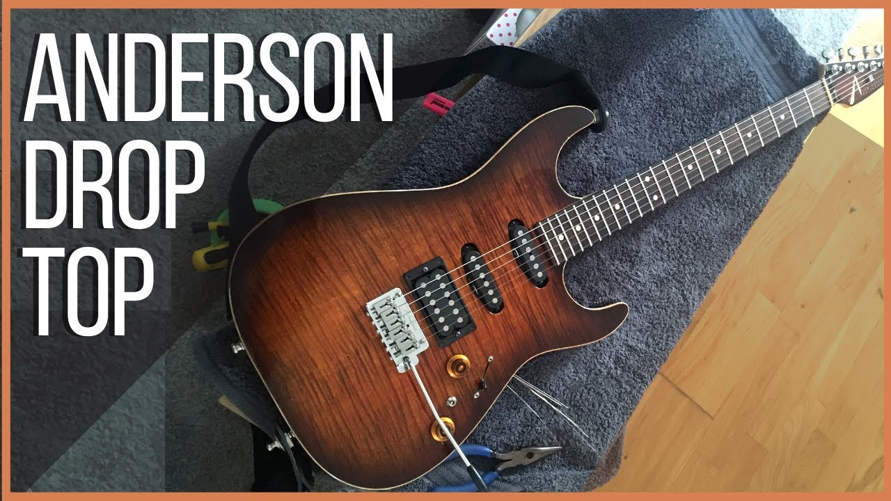 Tom Anderson Drop Top Hollow Guitar with H2+ & SA1 Pickups - YouTube