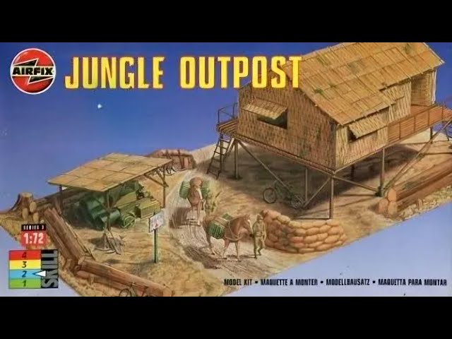 10-1-24 Building Airfix Jungle Outpost - YouTube