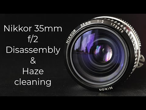 レンズ Nikkor 35mm 1:2 オーバーホール済 レンズ Nikkor 35mm 1:2