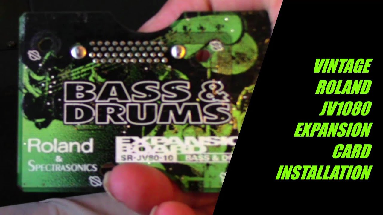 Tutorial Vintage Roland JV1080 Synthesizer Expansion Card