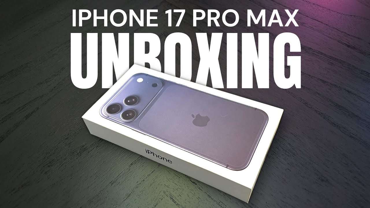 iPhone 17 Pro Max Unboxing - Deep Blue - YouTube