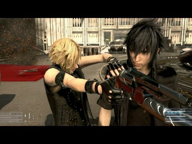 FINAL FANTASY XV 2013 E3 プレイアブルムービー - YouTube