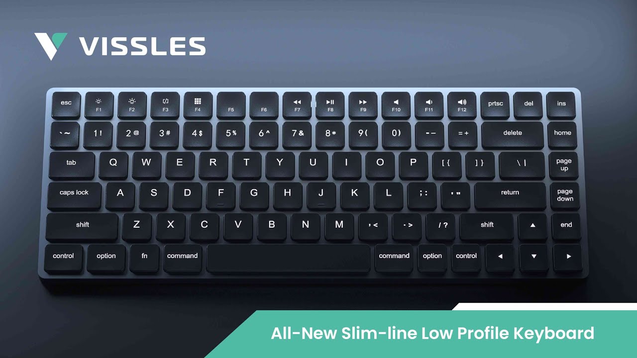 Vissles 75％超薄型光学式スイッチ搭載メカニカルキーボード発売