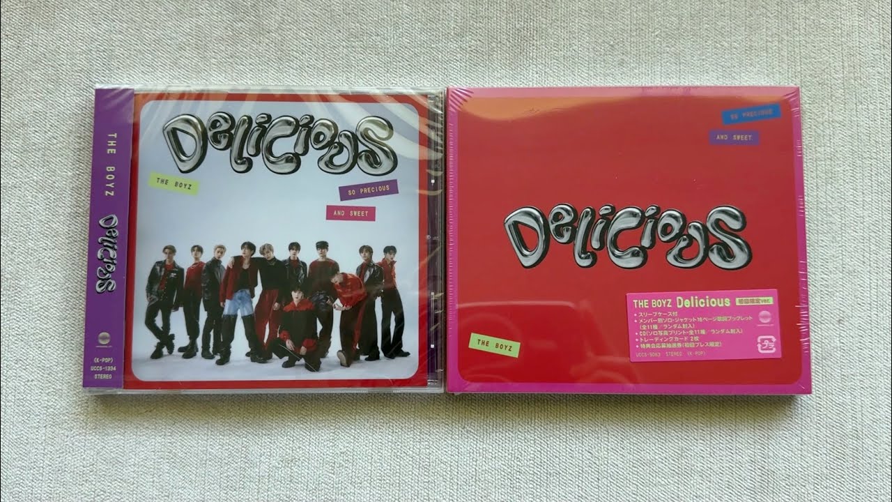 ♡Unboxing The Boyz ザボーイズ 2nd Japanese Studio Album Delicious