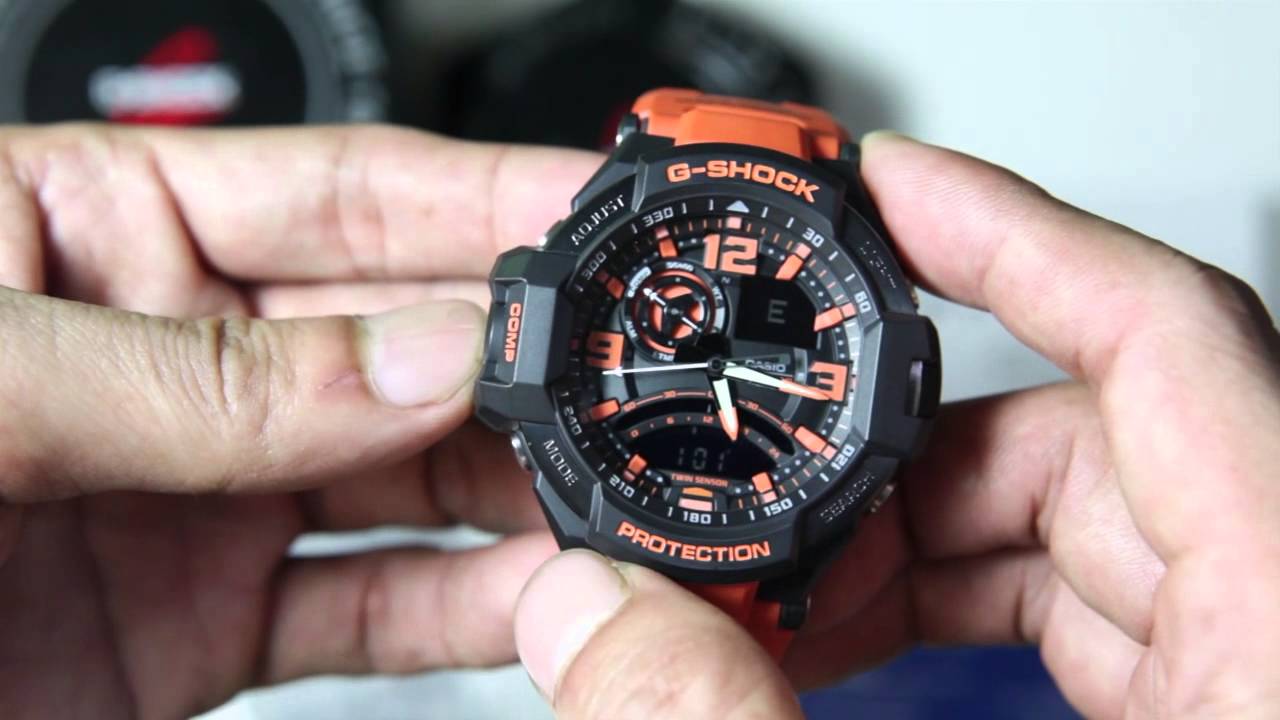 Casio Gravity Master G-shock GA-1000-4A - YouTube