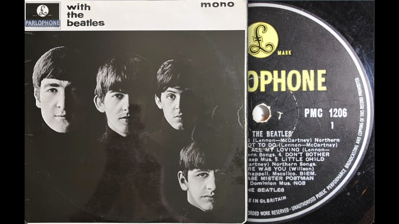 Beatles - 1st UK press - With The Beatles - Mono - side 1 - YouTube