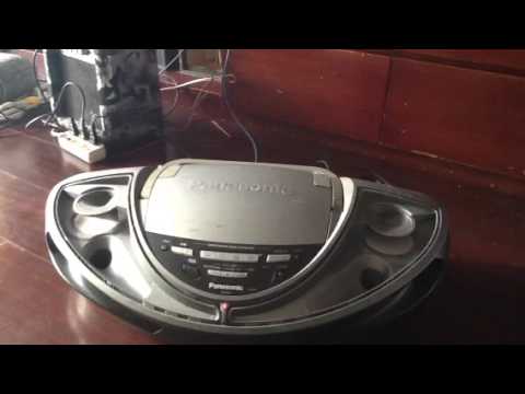 Panasonic RX-ED707 Cobra Top Boombox Music Test - YouTube