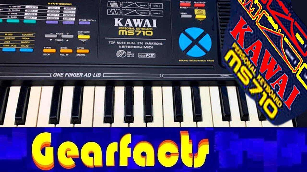 KAWAI MS710 電子キーボード 専用ケース付き KAWAI MS710 電子