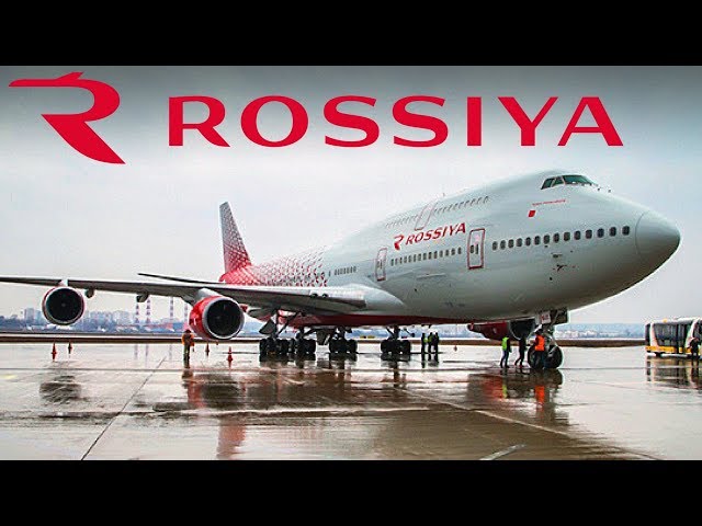 ROSSIYA BOEING 747-400 / SOCHI - MOSCOW - YouTube