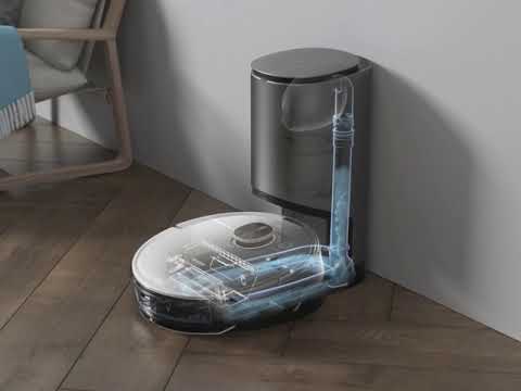 自動ゴミ収集スタンド（AutoEmpty）：エコバックス ロボット掃除機