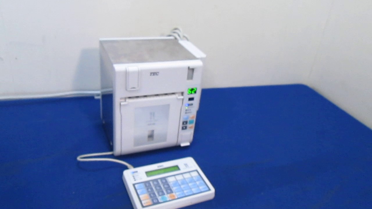 TEC 東芝テック キッチンプリンタ KCP-200 - YouTube