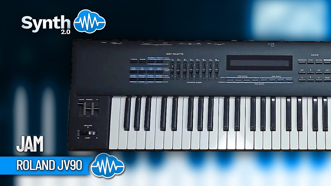 ROLAND JV90 | Jam - YouTube