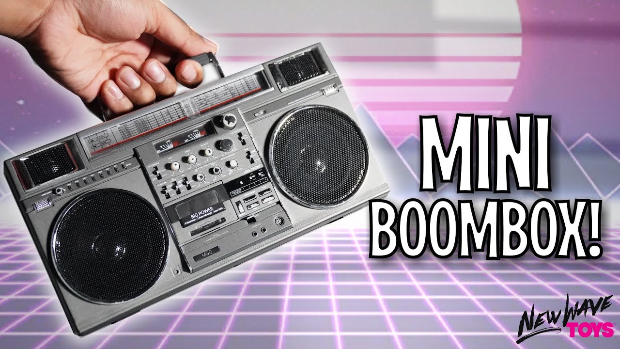 Future Tech: Retro Mini Boombox Speaker by New Wave Toys! - YouTube