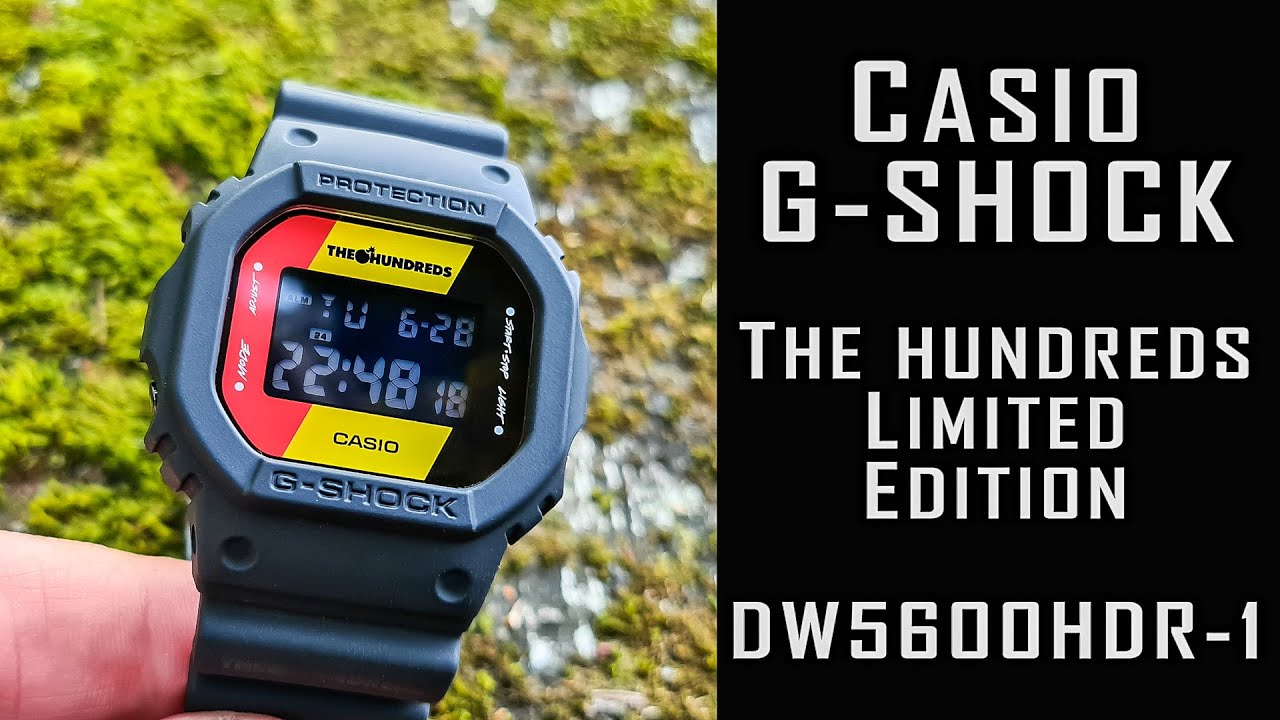 Casio G-Shock The Hundreds limited edition DW5600-HDR-1ER review