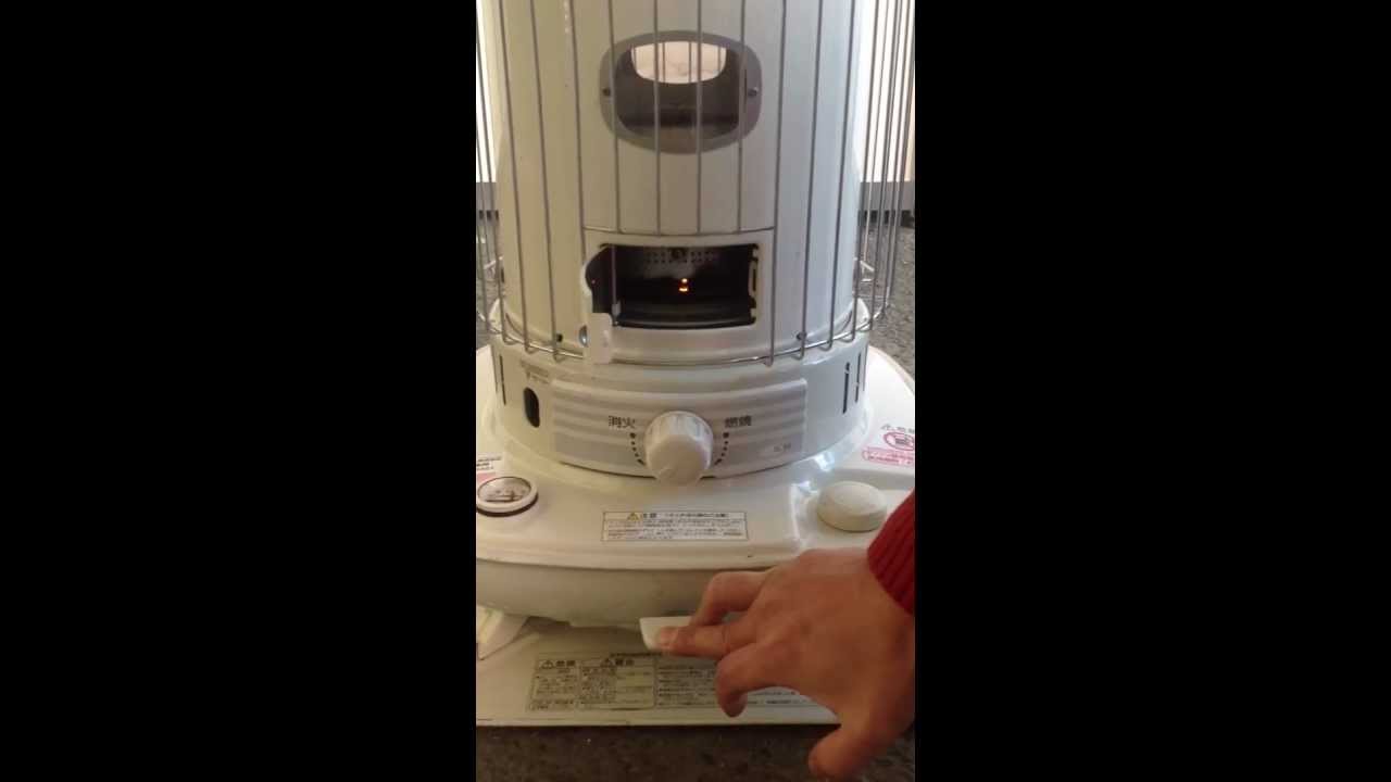 ホワイトフレーム（石油ストーブ）の点火方法 西尾レントオール