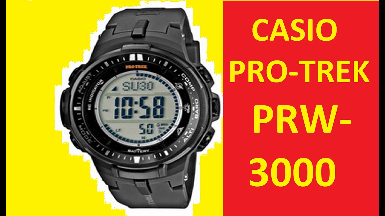 Review Casio ProTrek PRW-3000 - YouTube