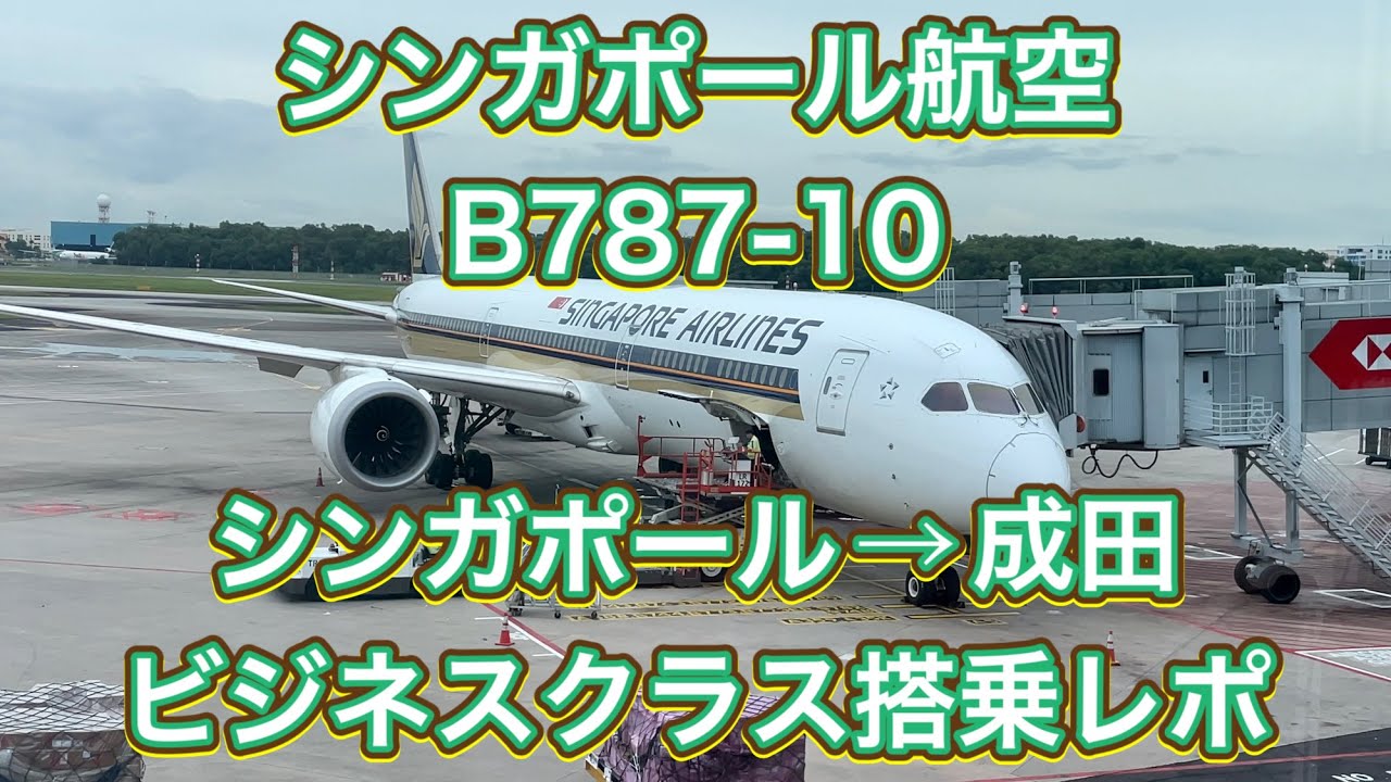 BUSINESS】シンガポール航空 B787-10 シンガポール→成田 搭乗レポ