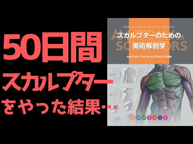 スカルプターのための美術解剖学」をやった結果 - YouTube