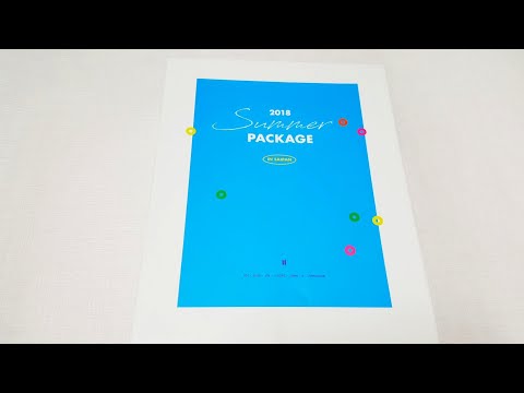 Unboxing BTS 방탄소년단 2018 Summer Package in Saipan - YouTube